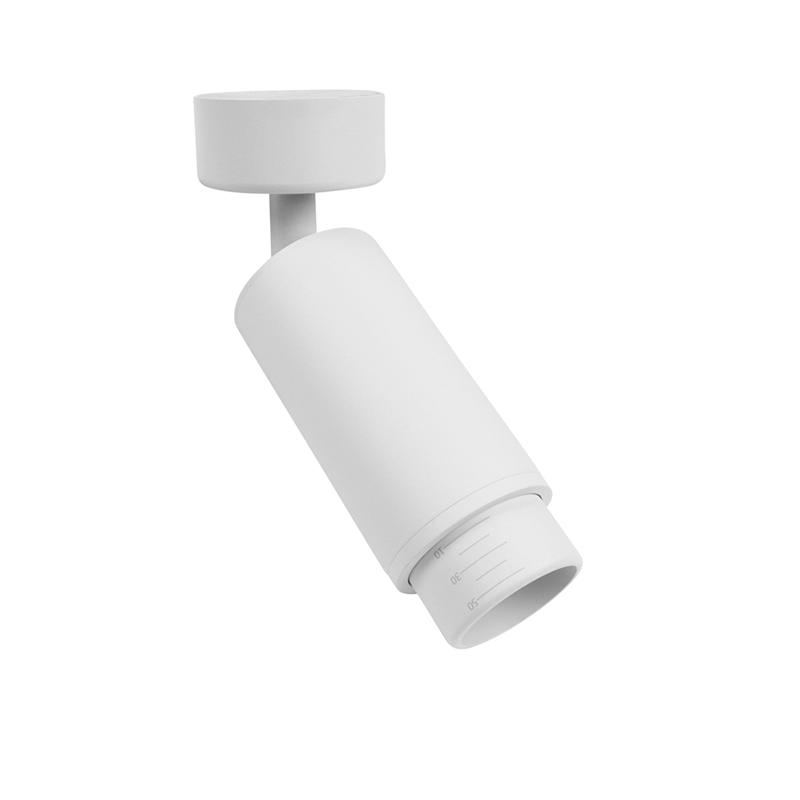 PLAFOND ARMATUUR MDR LED WIT GU10 MET VERSTELBARE LENS.