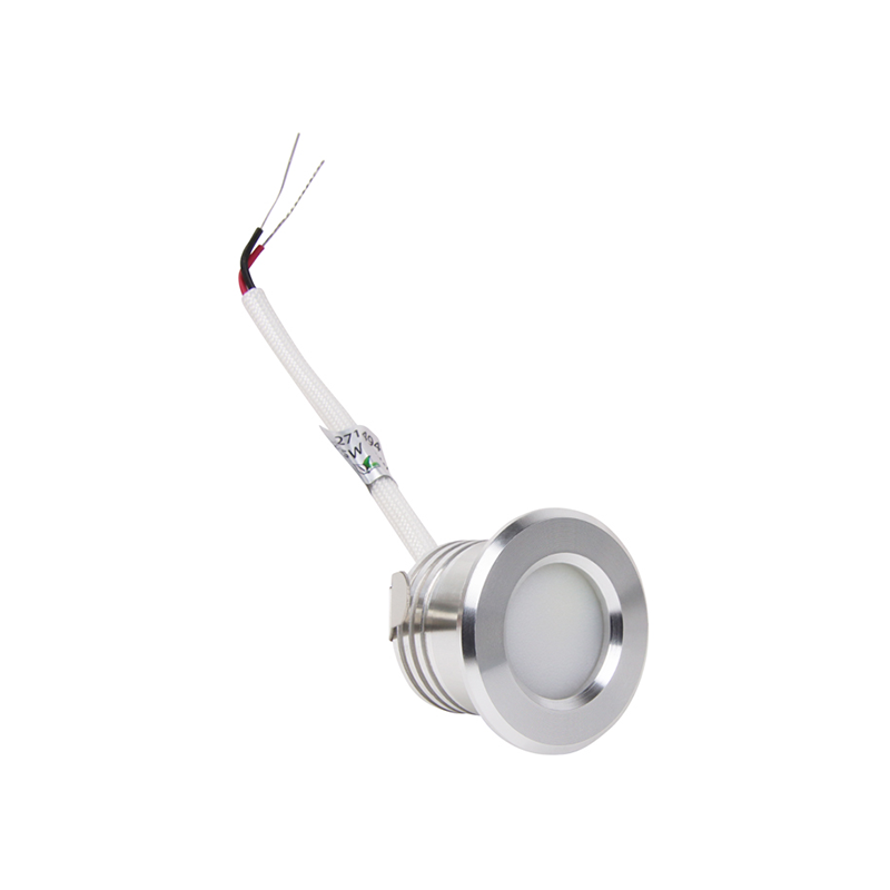 LED Mini Einbaustrahler 1,5W Dimmbar Silber 2700K 3000K MDRLED®
