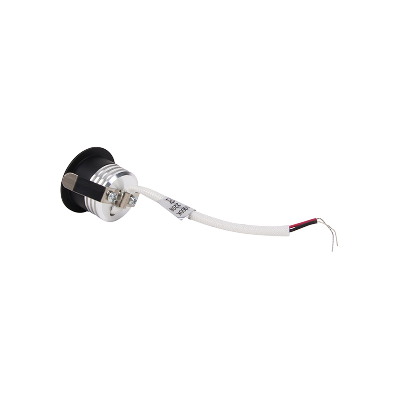 LED MINI EINBAUSPOT 1,5W DIM SCHWARZ MDR LED