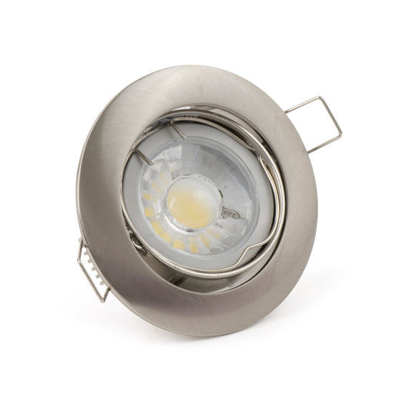 LED GU10 Leuchte IP20 Edelstahl Aluminium Schwenkbar 10 STÜCK