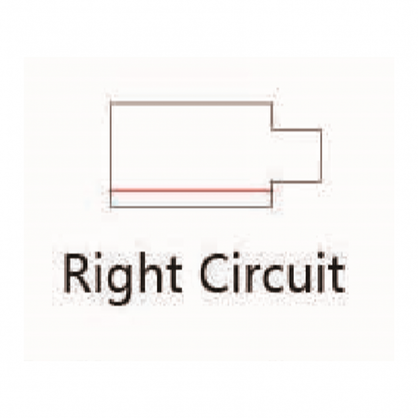 TRACK RAIL POWER CONNECTOR RIGHT MDRLED®