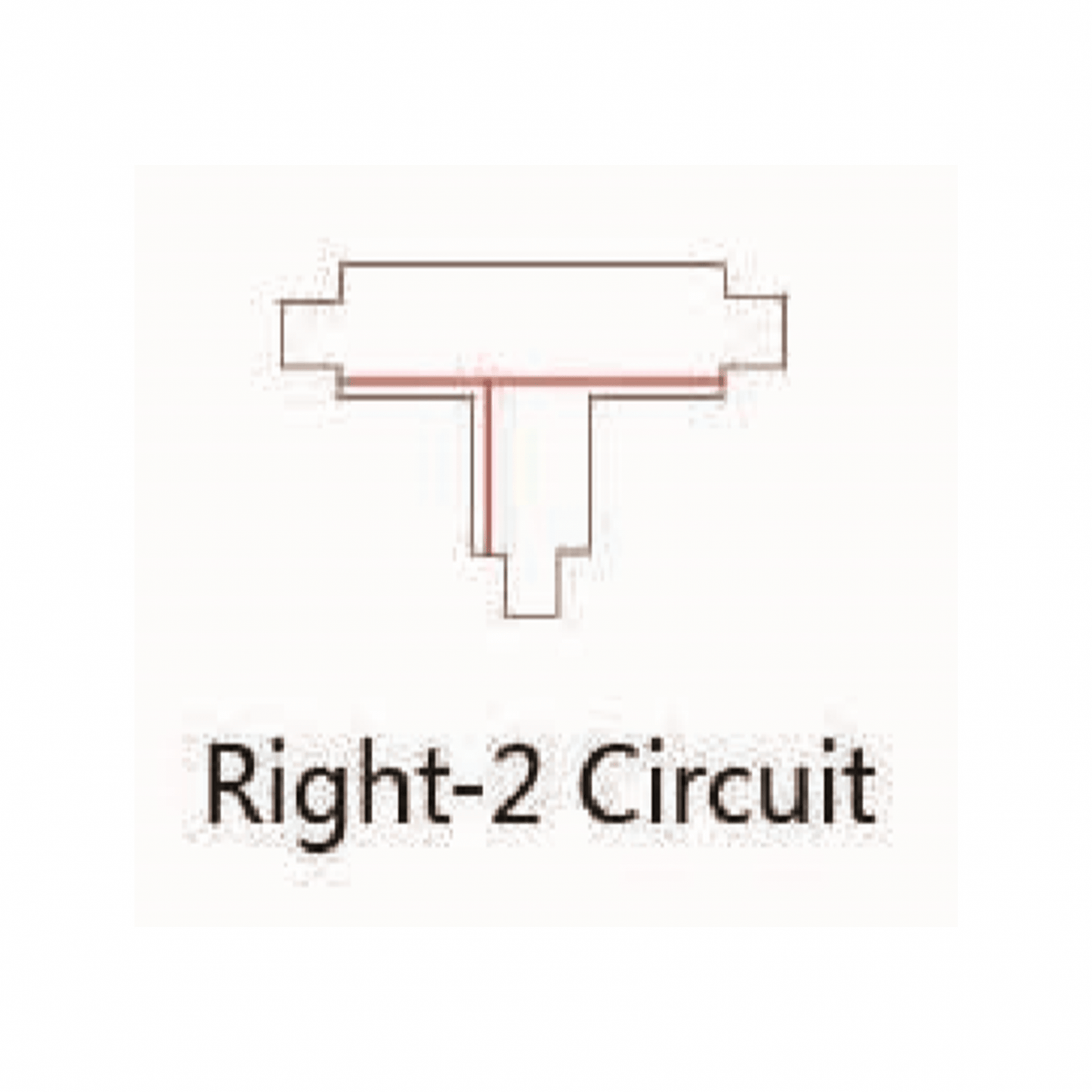 Track Rail T-VORM CONNECTOR RIGHT-2 MDRLED®