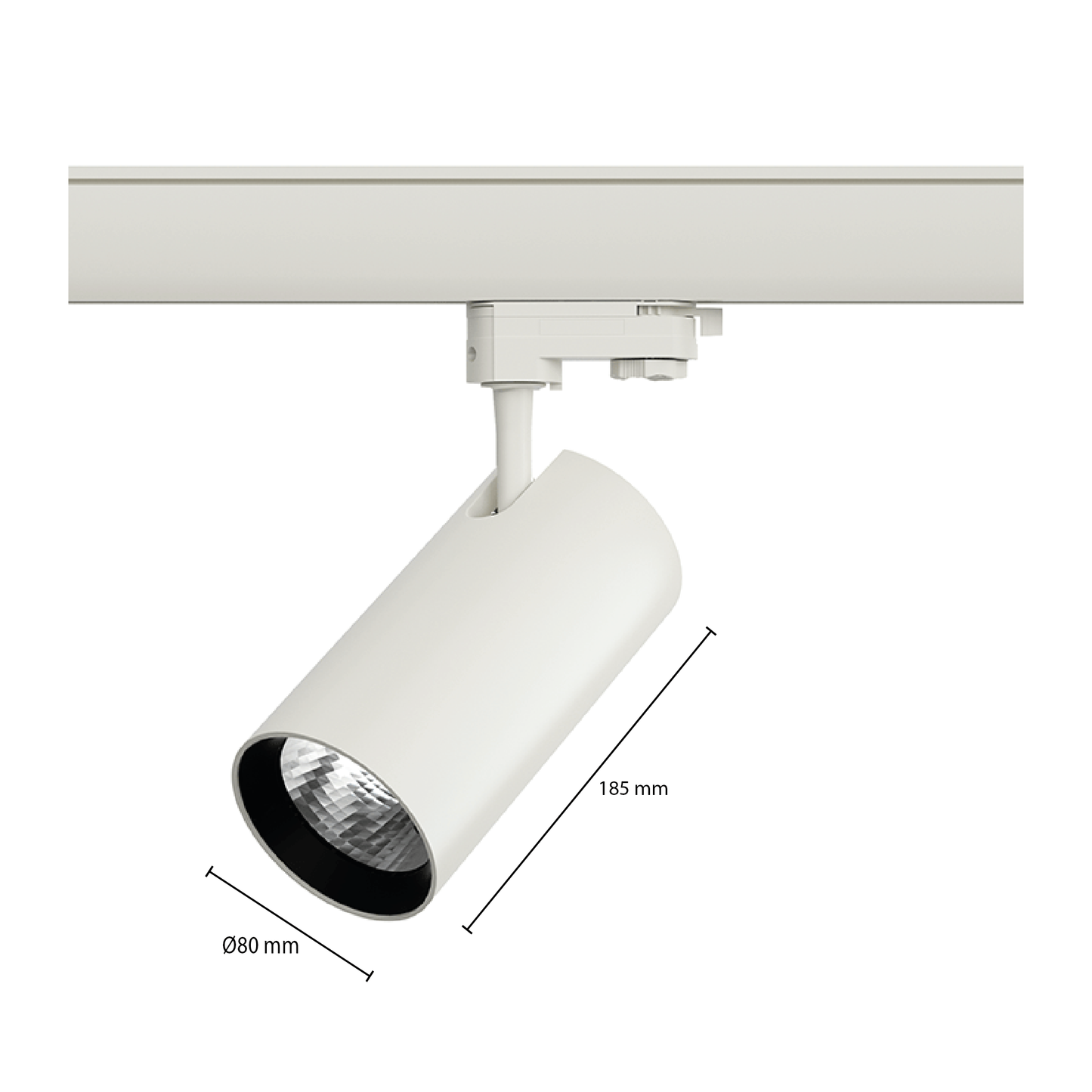 3-FASE RAILSPOT 20W WIT 3000K MDRLED®