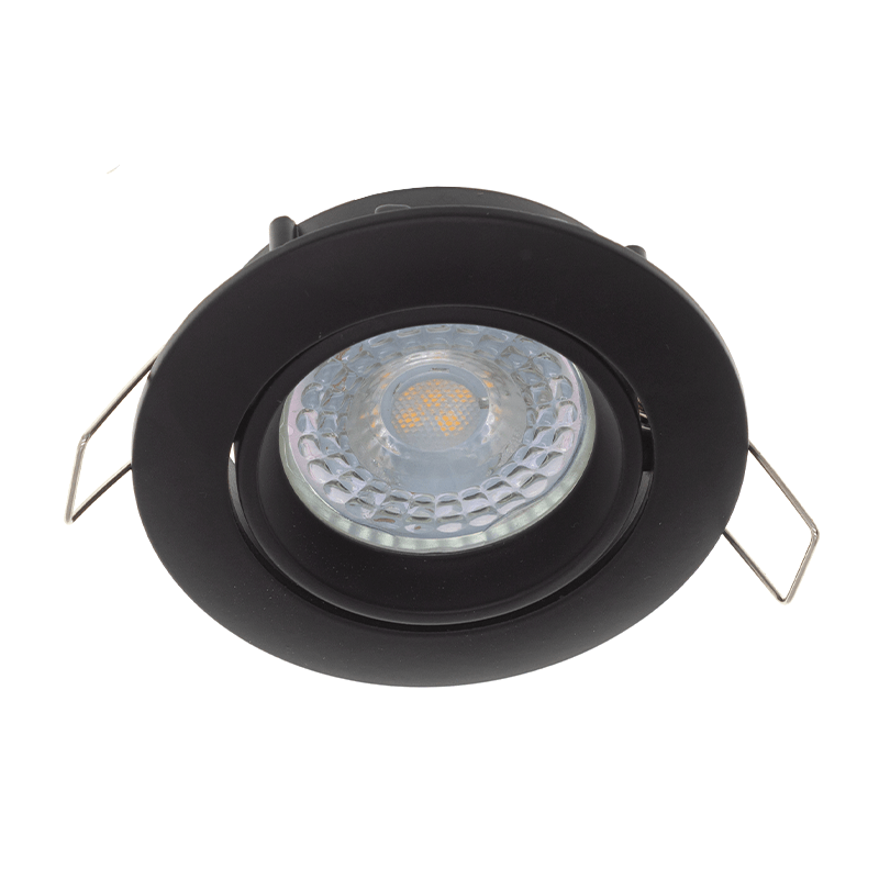 GU10 LEUCHTE KIPPBAR SCHWARZ, WEISS, SILBER Ø70mm MR16 IP22 MDRLED®
