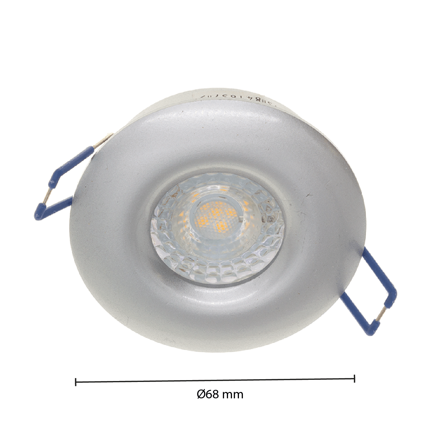GU10 MR16 LEUCHTE WEISS und SILBER Ø68mm MDRLED®