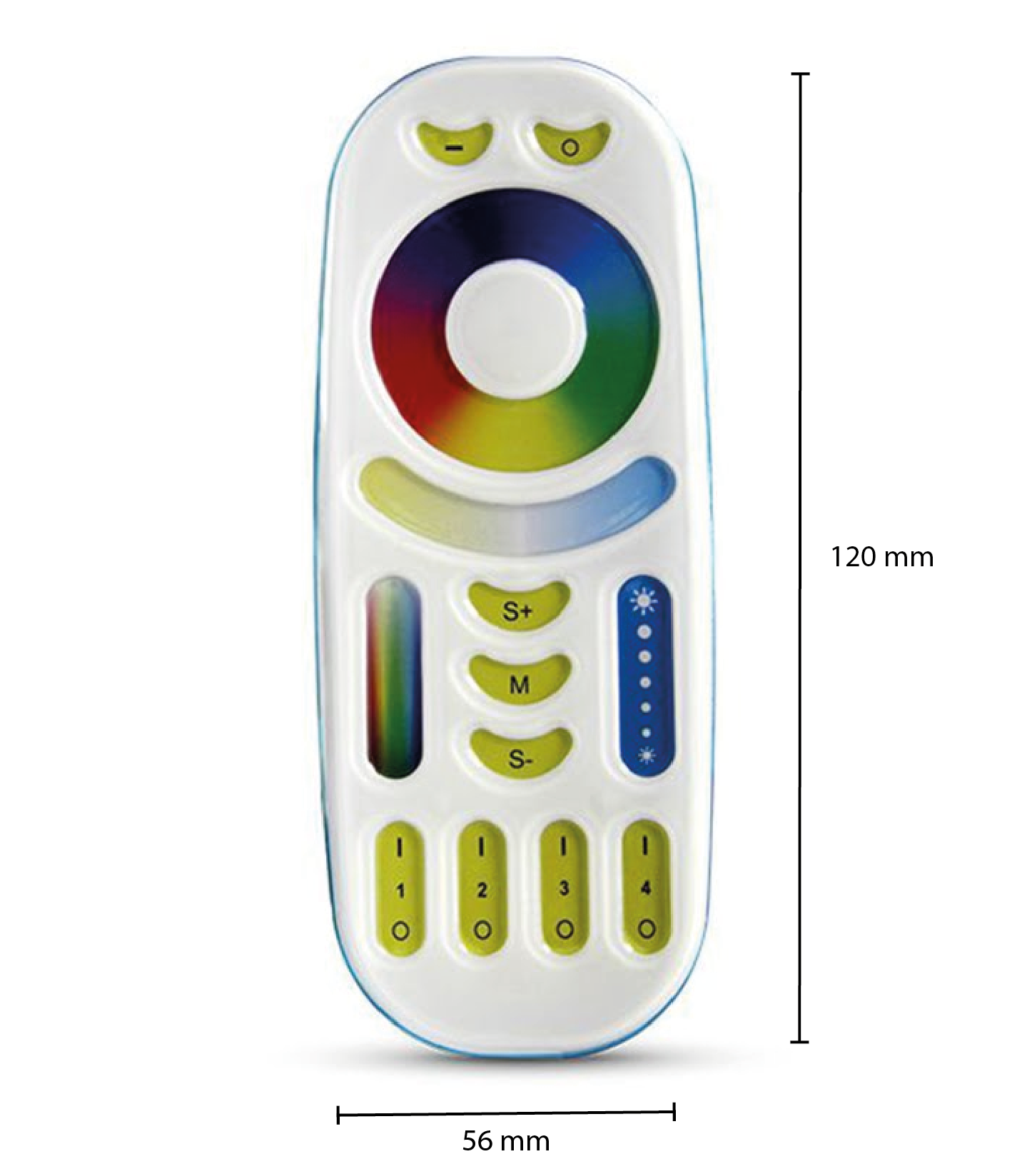 MI-LIGHT FERNBEDIENUNG 4 GRUPPEN RGB + CCT MDRLED®