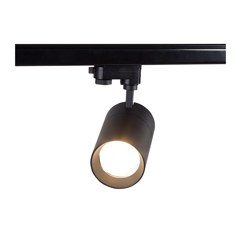 3-Phasen-Schienenstrahler 10W Schwarz CCT Switch Dimmbar MDRLED®