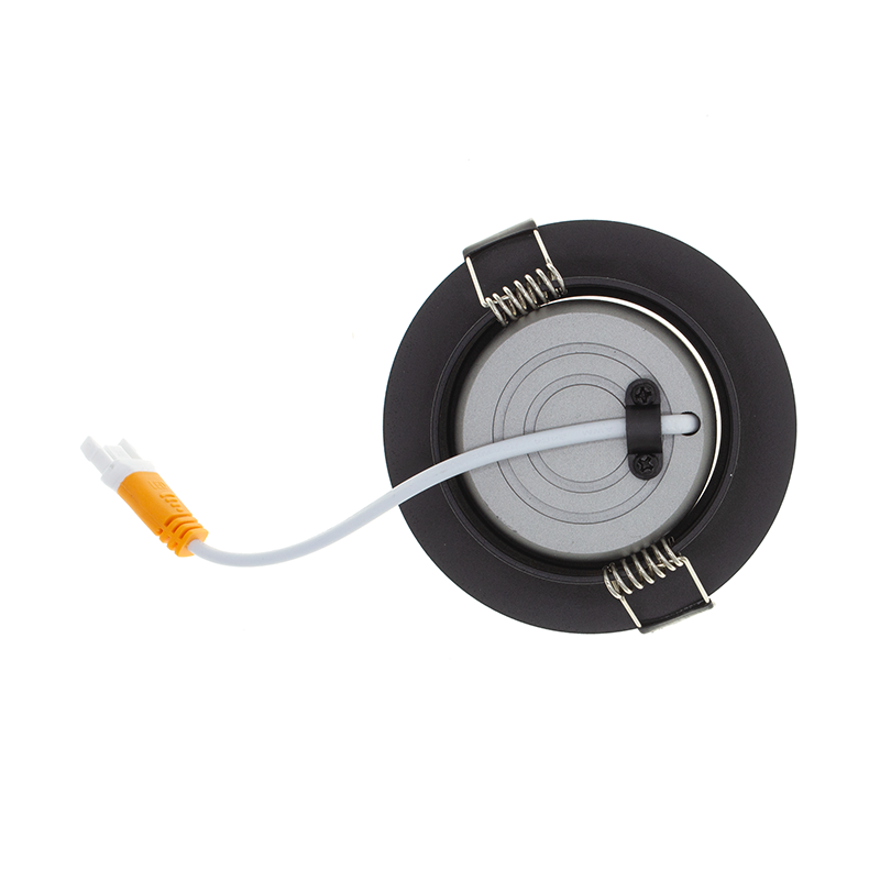 Slim-Fit 6W Dim2Warm Schwarzer Einbaustrahler Sägezahngröße Ø75-85mm SCHWARZ 2000K-3000K MDRLED®