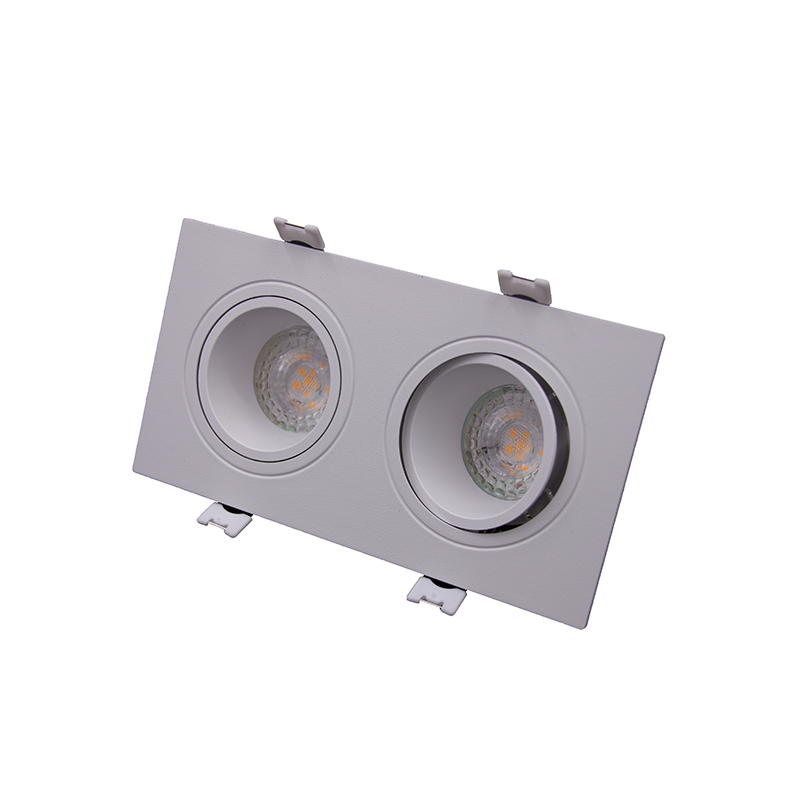 DUO GU10/GU5.3 Leuchte Weiß-Schwarz MDRLED®