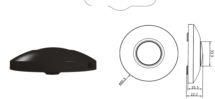 LED VLOERDIMMER ZWART 0-50W MDRLED®
