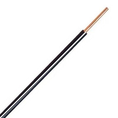 VD-draad 1,5mm2 zwart met witte streep 20m m MDRLED®