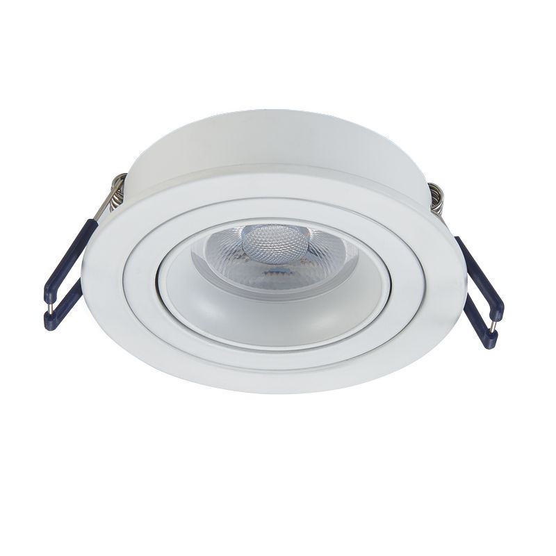 GU10 LEUCHTE KIPPBAR WEISS, SCHWARZ, SILBER Ø80mm MR16 MDRLED®