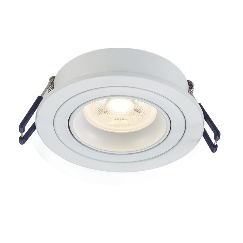 GU10 LEUCHTE KIPPBAR WEISS, SCHWARZ, SILBER Ø80mm MR16 MDRLED®