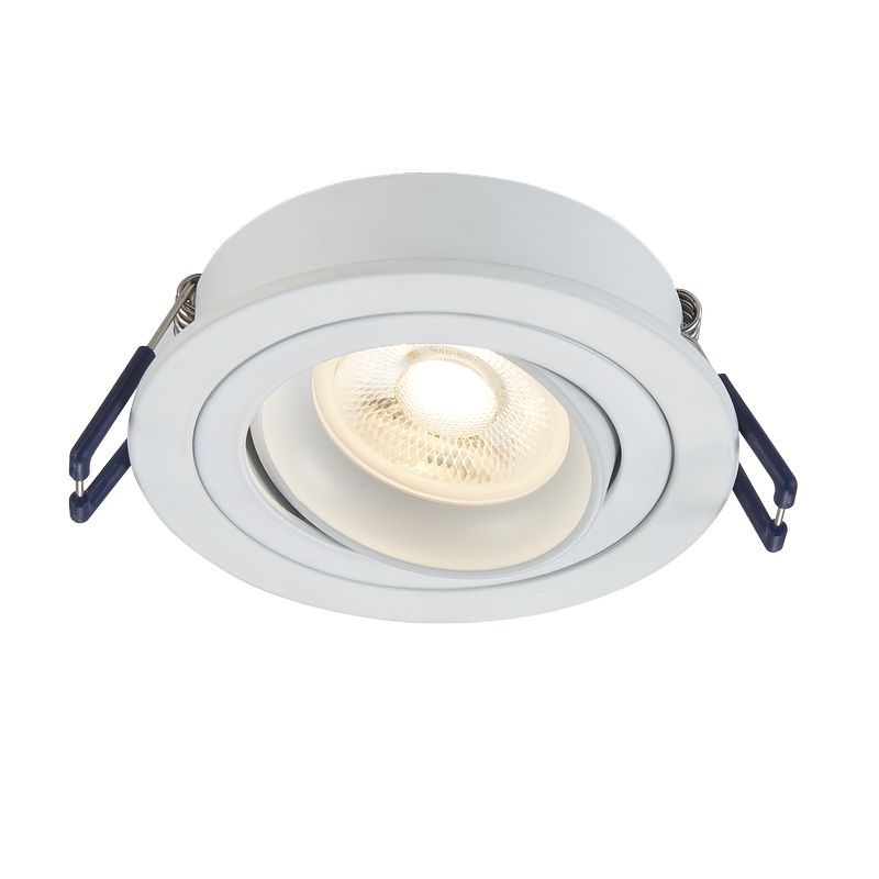 GU10 LEUCHTE KIPPBAR WEISS, SCHWARZ, SILBER Ø80mm MR16 MDRLED®