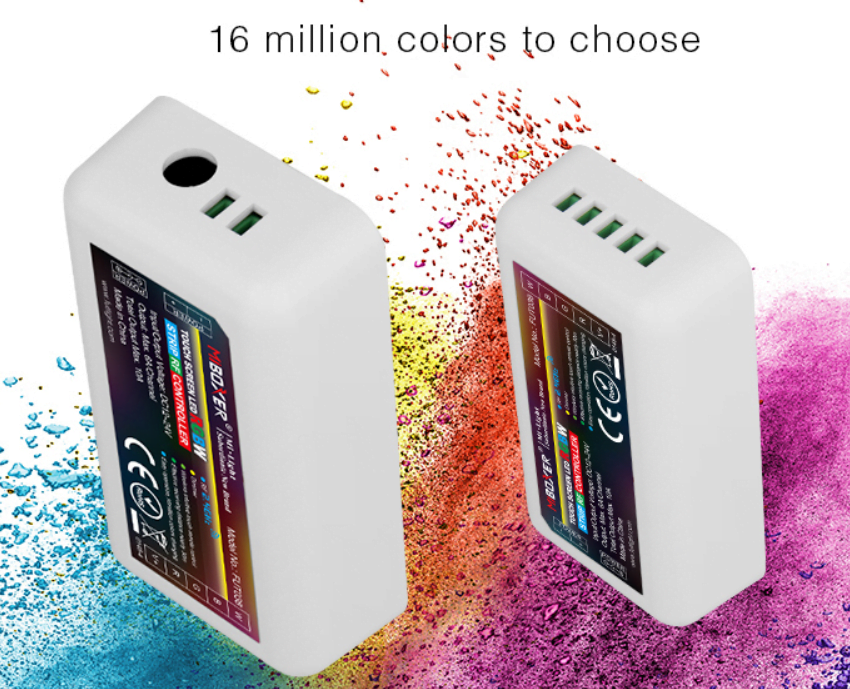MI-LIGHT 4 ZONE RGB+W STRIP CONTROLLER MDRLED®