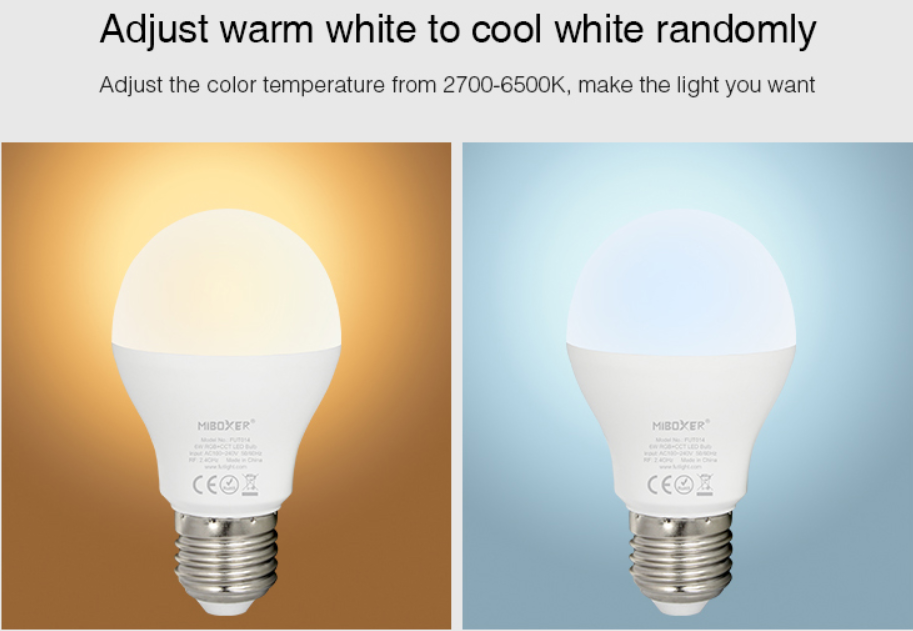 LED LAMP E27 6W RGB+CCT MDRLED®