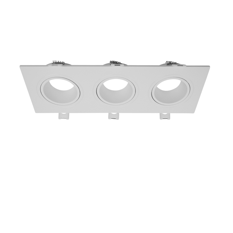 GU10 3-TEILIGE LEUCHTE WEISS und SCHWARZ MDR LED®