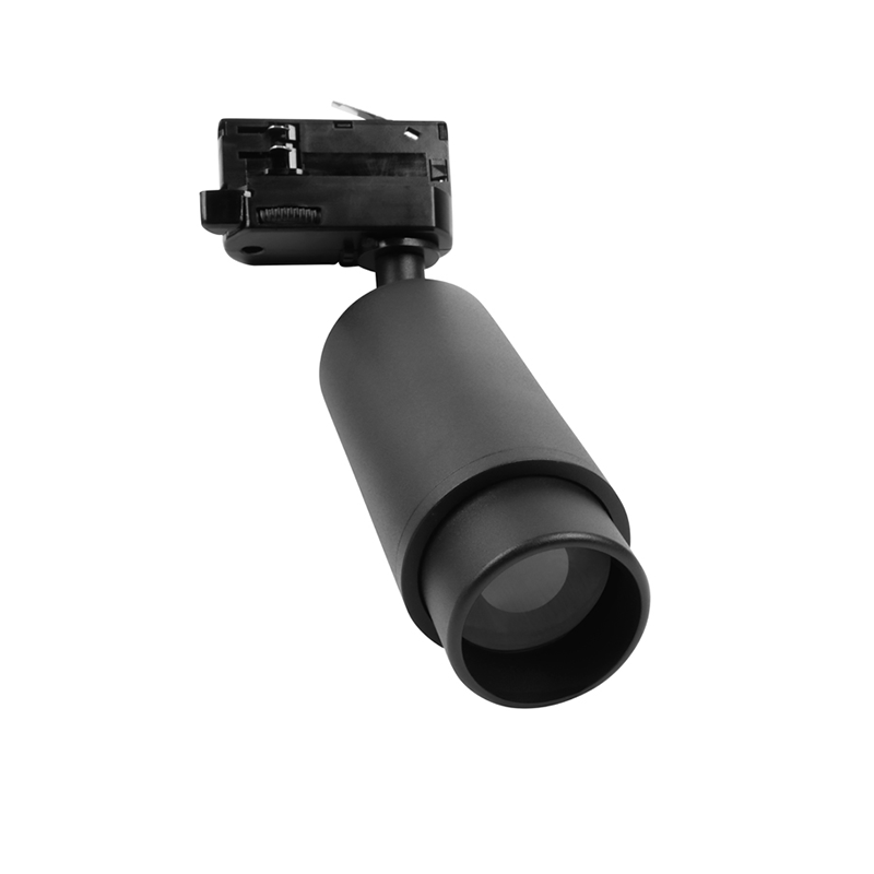 3-PHASEN-SCHIENENLEUCHTE SCHWARZ GU10 zoombar. MDRLED®