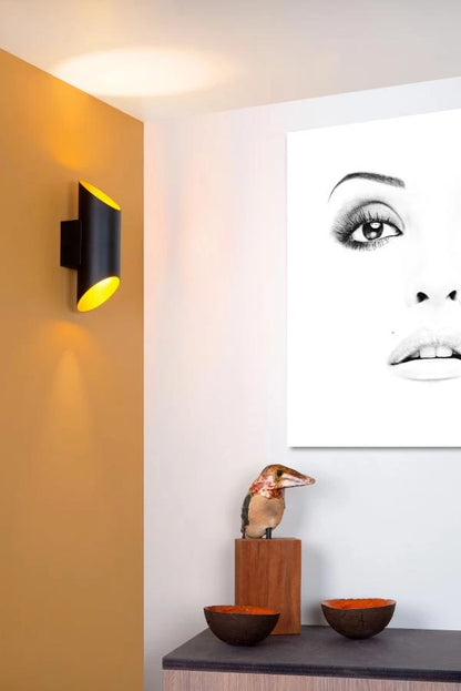 Lucide QUIRIJN - Wandlamp - Ø 10 cm - 1xG9 - Zwart MDRLED