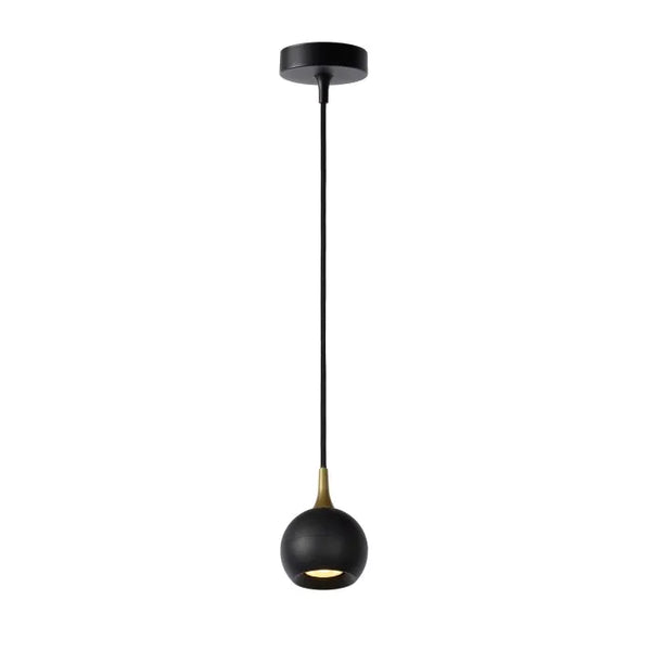 Lampa wisząca Lucide FAVORI Ø 9 cm 1xGU10 Czarna MDRLED