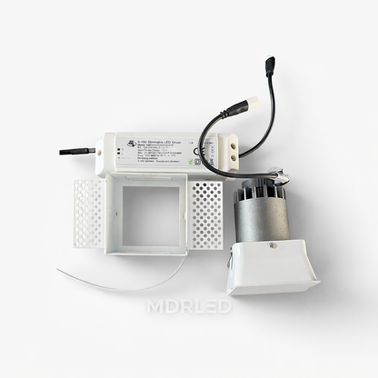 LED Inbouwspot 10W 2700K CRI 90 30° | 0-10V Dimbaar | CREE COB