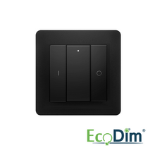 ECODIM  DRAADLOZE SCHAKELAAR ZIGBEE  1 GROEP  ZWART