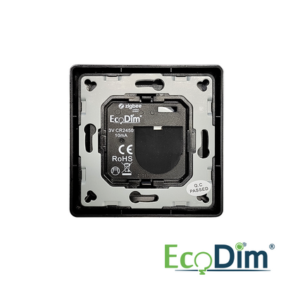 ECODIM  DRAADLOZE SCHAKELAAR ZIGBEE  1 GROEP  ZWART