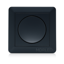 Afdekraam voor Enkele Dimmer – Zwart – Inclusief Inbouwraam