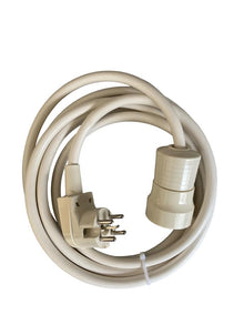Perilex-Kupplungskabel 16A hitzebeständig, 3 bis 10 Meter, extra dickes Kabel, 5x2,5mm weiß MDR LED®