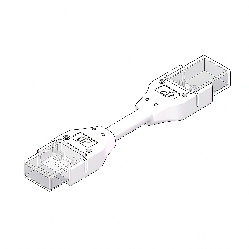 LEDstrip Connector IP65 | MDRLED® | Single Color | 8mm | Per 10 Stuks