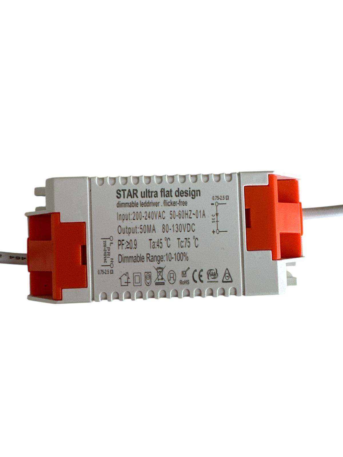 LED Spot 5W 2700K Warm Wit | Dimbare LED Downlight | 450 Lumen | 200–240V