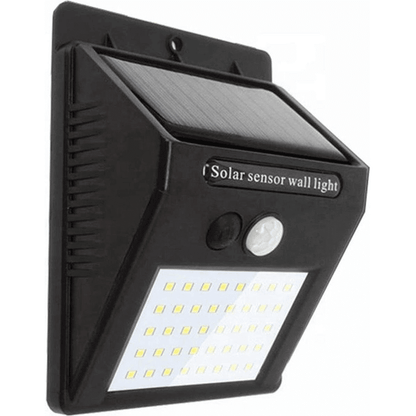 Wandlamp Solar met Sensor – Duurzame Buitenverlichting, 20 LED’s Zonne-energie