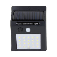 Wandlamp Solar met Sensor – Duurzame Buitenverlichting, 20 LED’s Zonne-energie