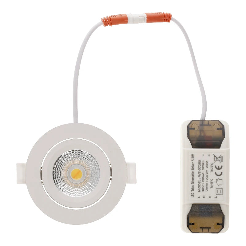 SLIM-FIT 5W Dim-to-Warm Inbouwspot Wit | MDRLED®