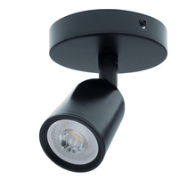 PLAFONDARMATUUR VOOR 1X GU10 ZWART MDR LED®