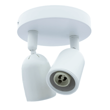 PLAFONDARMATUUR  VOOR 2X GU10 WIT MDRLED®