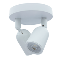 PLAFONDARMATUUR  VOOR 2X GU10 WIT MDRLED®