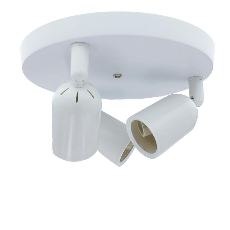 PLAFONDARMATUUR VOOR 3X GU10 WIT MDRLED®