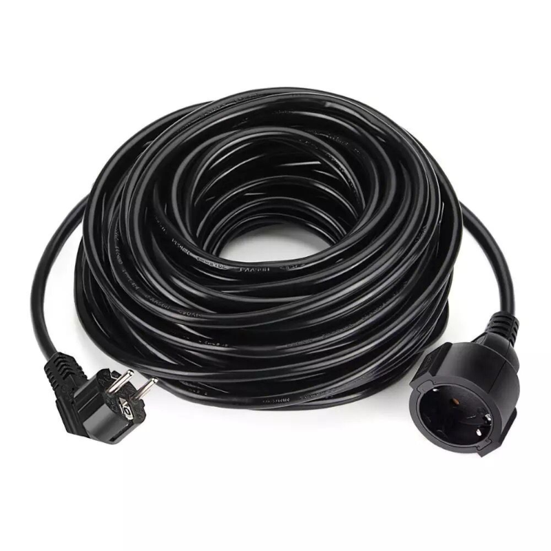 VERLÄNGERUNGSKABEL 15 Meter hitzebeständig DRAKA 03 nwpk-special ho7rn-f ECA 450/750v KEMA KEUR 3G 1,5mm SCHWARZ MDRLED®