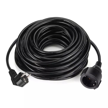 VERLÄNGERUNGSKABEL 15 Meter hitzebeständig DRAKA 03 nwpk-special ho7rn-f ECA 450/750v KEMA KEUR 3G 1,5mm SCHWARZ MDRLED®