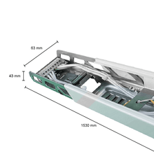 Lichtlijn JUPITER Trunking 1530 mm | Industriële LED Draagrail