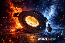LED INBOUWSPOT  SLIM-FIT  5 Watt ZWART 2700K 3000K DIMBAAR.MDRLED