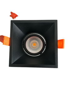 LED Spot 5W Zwart | 2700K Warm Wit | Dimbare LED Downlight | 450 Lumen