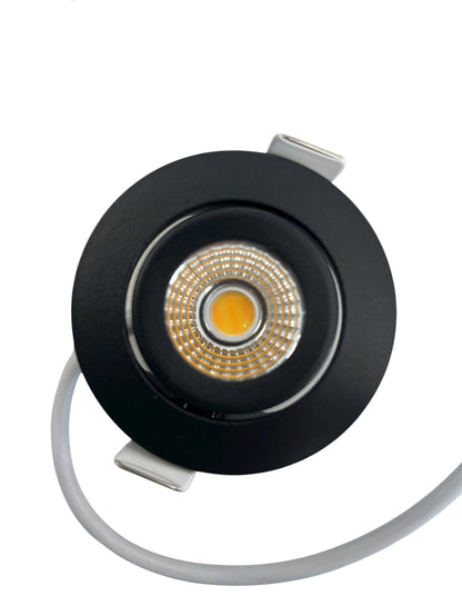 Inbouwspot Rond Zwart CCT Mini | MDRLED® 5W | IP65 | Dimbaar | 2700K-4000K