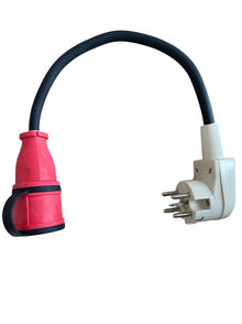Perilex Gegenstecker 16A 230V Neopren - Länge 0,5 Meter. 3x2,5mm MDRLED® Aktion diesen Monat