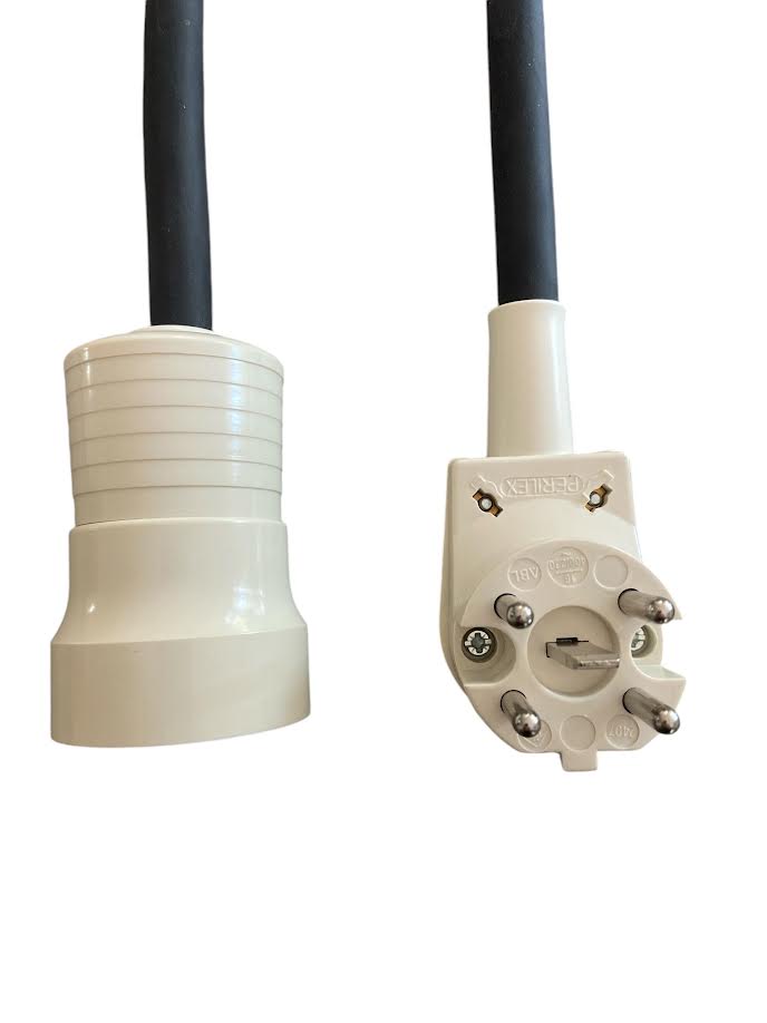 Perilex Verlängerungs-/Kupplungskabel 16A - Hitzebeständig, 3/5 Meter 5x2,5mm MDRLED®