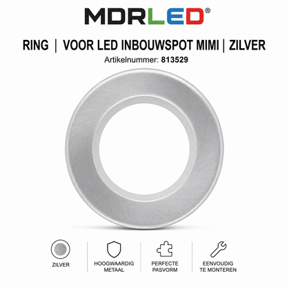 MDRLED® LED Inbouwspot MIMI 4W  CCT  Dimbaar  IP65  Wit.  Actie