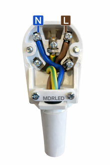Perilex Verloopstekker perilex naar 230V  contra stekker 3x2,5mm MDRLED®