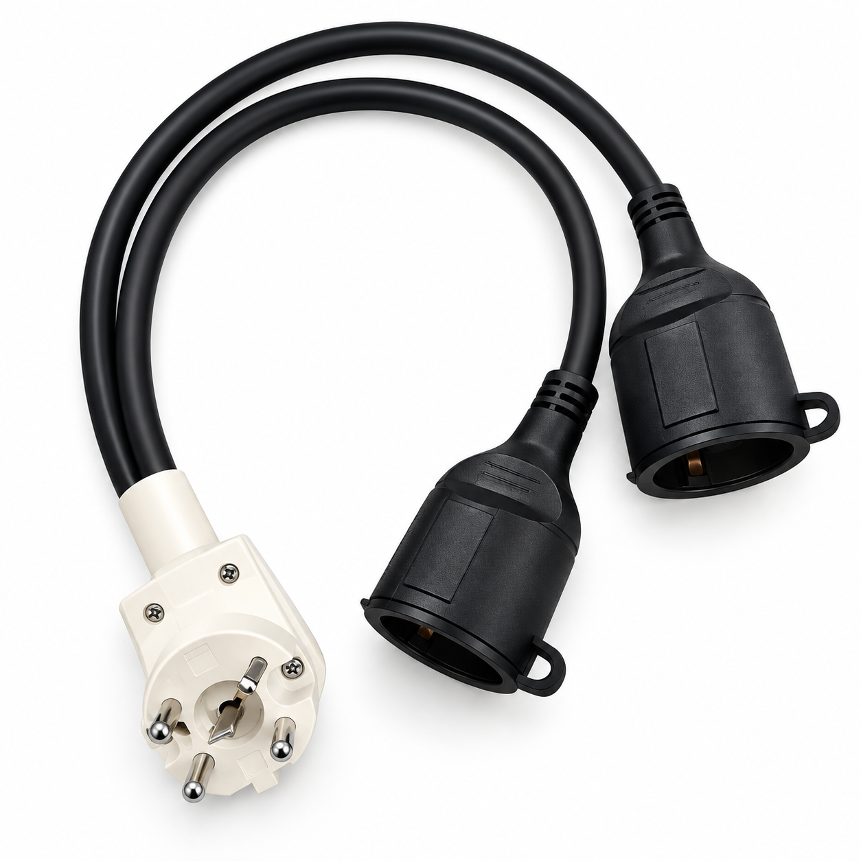MDRLED® Perilex Verloopstekker naar 2x 230V | 2-Fase Actie