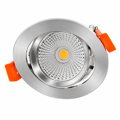 MDRLED® LUNA LED Inbouwspot 5W | Dim to Warm | Zilver | IP42